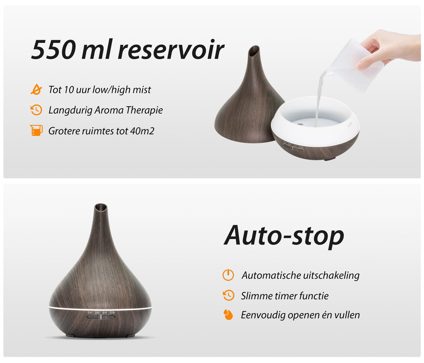 Lotus Pro - Donker Hout - Aroma Diffuser