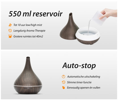 Lotus Pro - Donker Hout - Aroma Diffuser