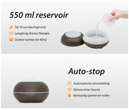 Sun Shine Pro - Donker Hout - Aroma Diffuser