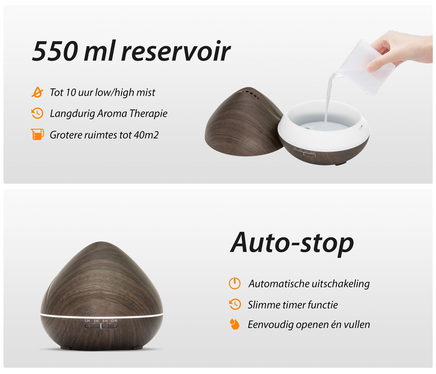 Zen Pro - Donker Hout - Aroma Diffuser