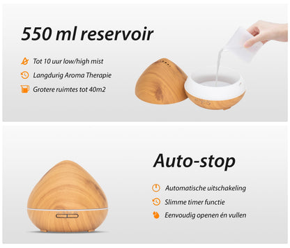 Zen Pro - Licht Hout - Aroma Diffuser