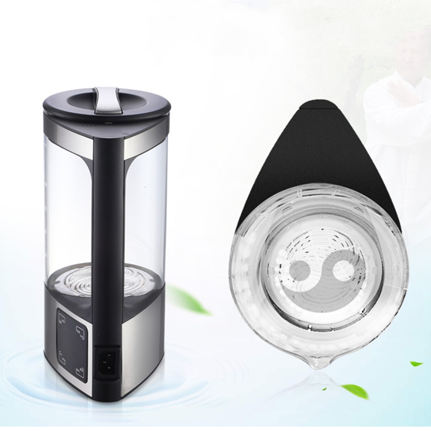 Waterstofrijk Water Generator 2L - Ioniserende Waterkoker met Negatieve Ionen