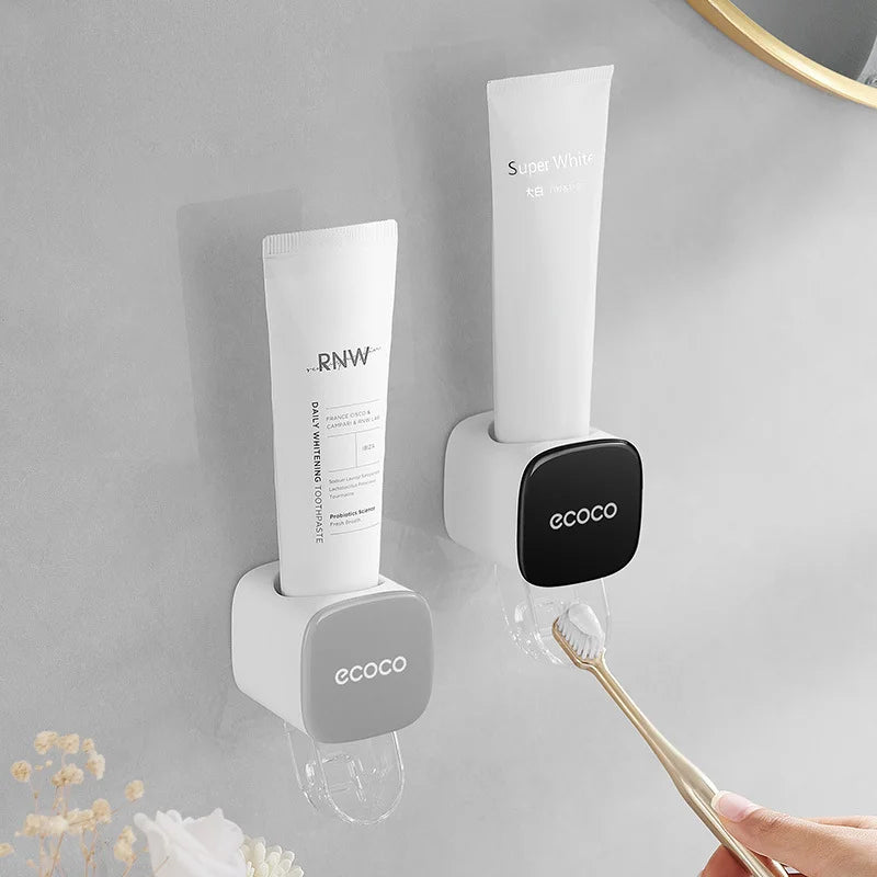 Automatische Tandpasta Dispenser - Wandmontage Tandpasta Knijper met Stofkap