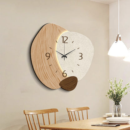 Nordische Wandklok Crème - Stijlvolle Woonkamer Decoratie