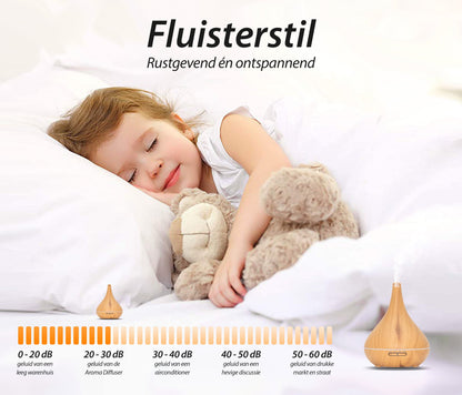 Lotus Pro - Licht Hout - Aroma Diffuser