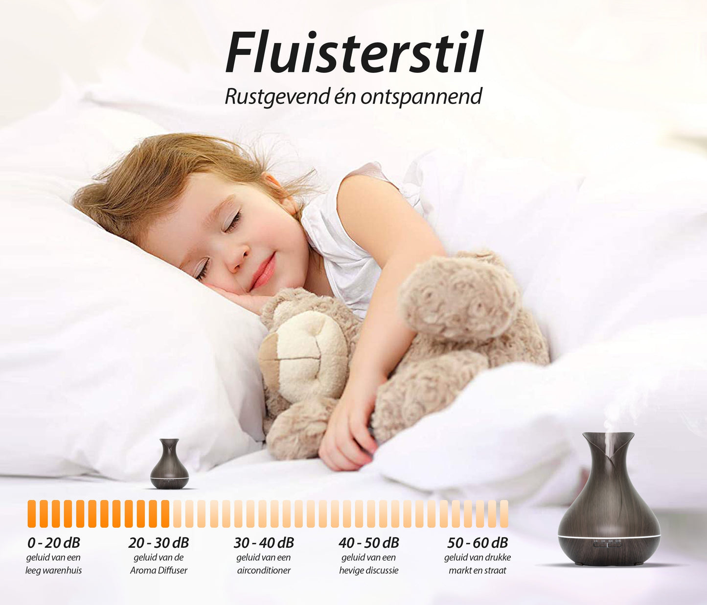 Vitality Pro - Donker Hout - Aroma Diffuser