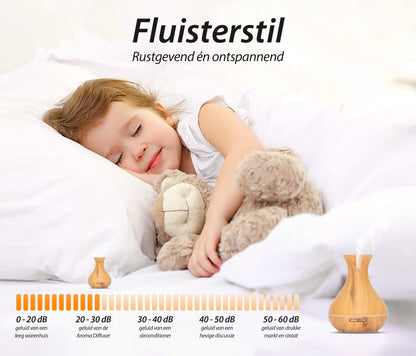 Vitality Pro - Licht hout - Aroma Diffuser