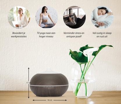 Sun Shine Pro - Donker Hout - Aroma Diffuser