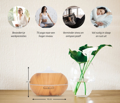 Sun Shine Pro - Licht Hout - Aroma Diffuser