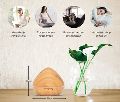 Zen Pro - Licht Hout - Aroma Diffuser