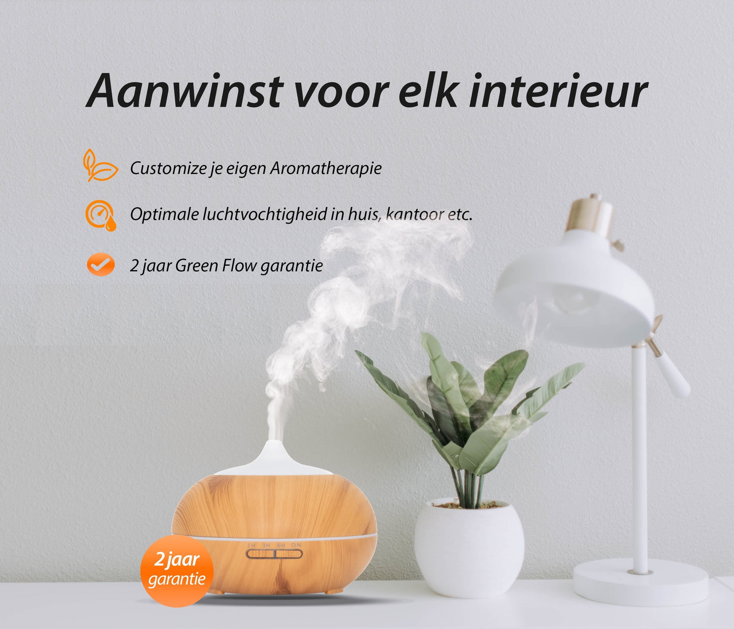Sun Shine Pro - Licht Hout - Aroma Diffuser