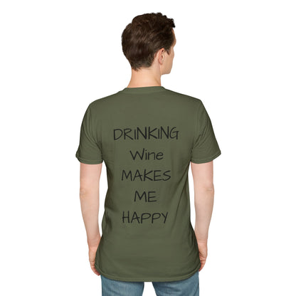 Cheers T-Shirt — Vintage Man Raising Glass "Savor the Moment" Graphic Tee
