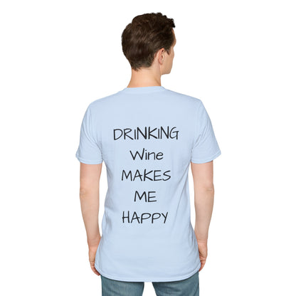 Cheers T-Shirt — Vintage Man Raising Glass "Savor the Moment" Graphic Tee