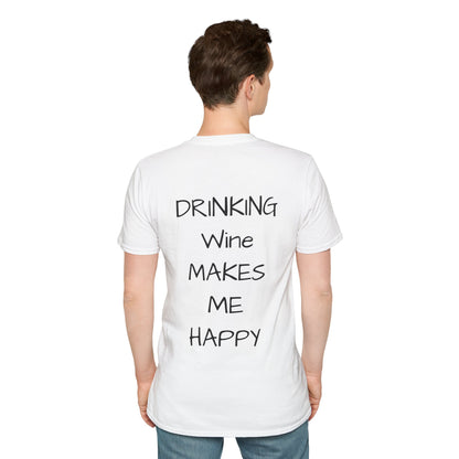 Cheers T-Shirt — Vintage Man Raising Glass "Savor the Moment" Graphic Tee