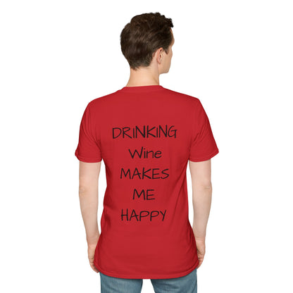 Cheers T-Shirt — Vintage Man Raising Glass "Savor the Moment" Graphic Tee