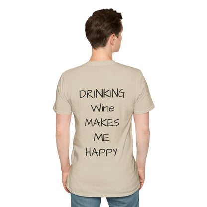 Cheers T-Shirt — Vintage Man Raising Glass "Savor the Moment" Graphic Tee