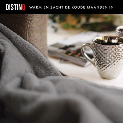DistinQ Bovendeken licht Grijs XL 8
