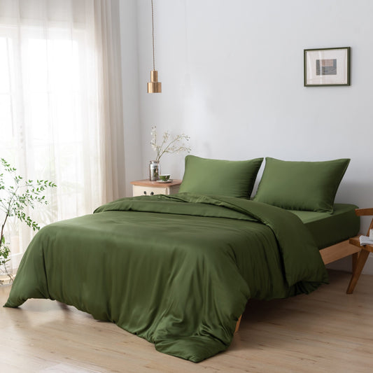 Tweepersoons Beddengoedset Xl - Deep Moss