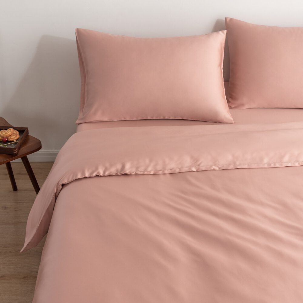 Tweepersoons Beddengoedset Xxl - Cuddle Pink