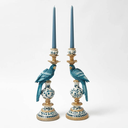 Kandelaar - Dutch Blue Parrot ↑ 40 cm - Links