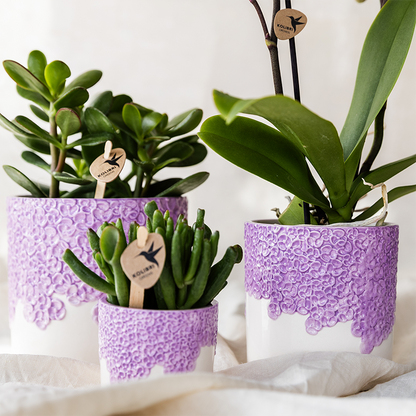 Kolibri Home | Bloom sierpot - Lila - Ø9cm