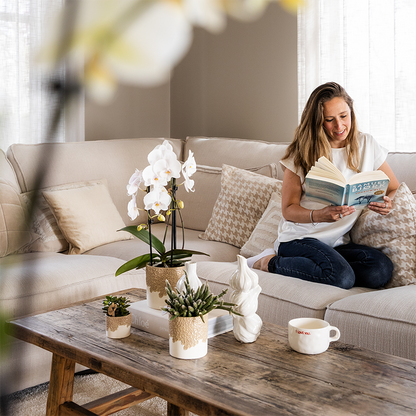 Kolibri Home | Bloom sierpot - Sand - Ø6cm