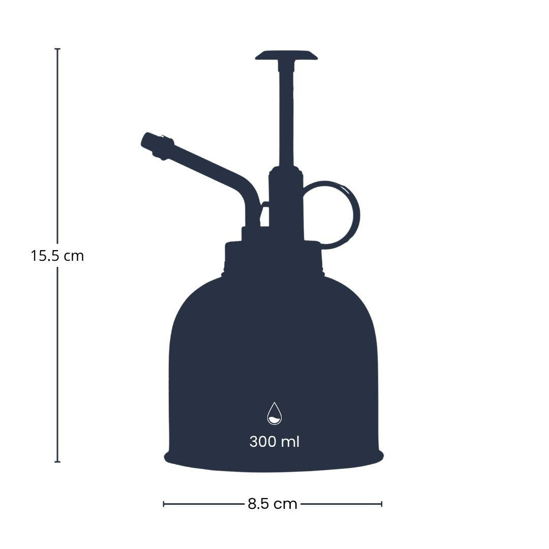 Plant mister - Plantenvernevelaar - RVS plantenspuit - Donker zilver - ↑ 15,5 cm