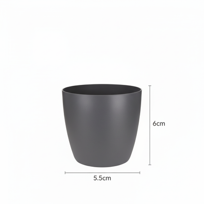 Pot Brussels D07x6cm - Antraciet - D07x6cm