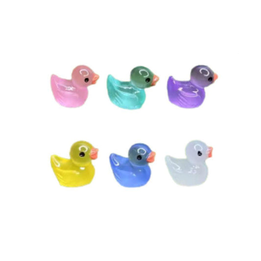 Glow in the dark - Ducks - Multi - ↑ 2 cm - 7 stuks