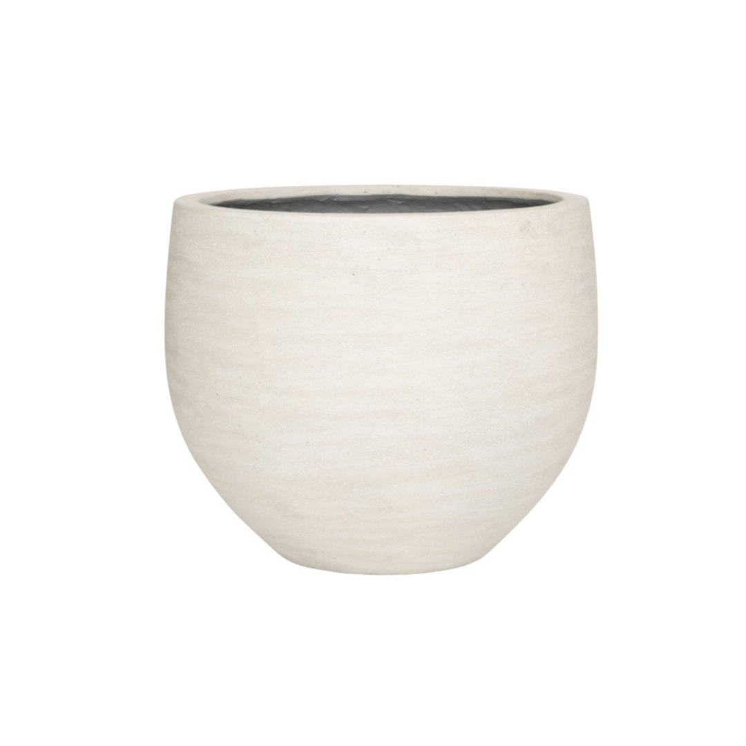 Jumbo Orb Ivory Washed - D53xH45